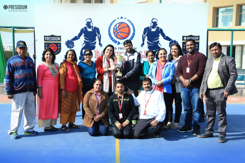 Presidium Gurgaon-57, OUR PRESIDIANS WIN THE INTER-PRESIDIUM BASKETBALL CHAMPIONSHIP